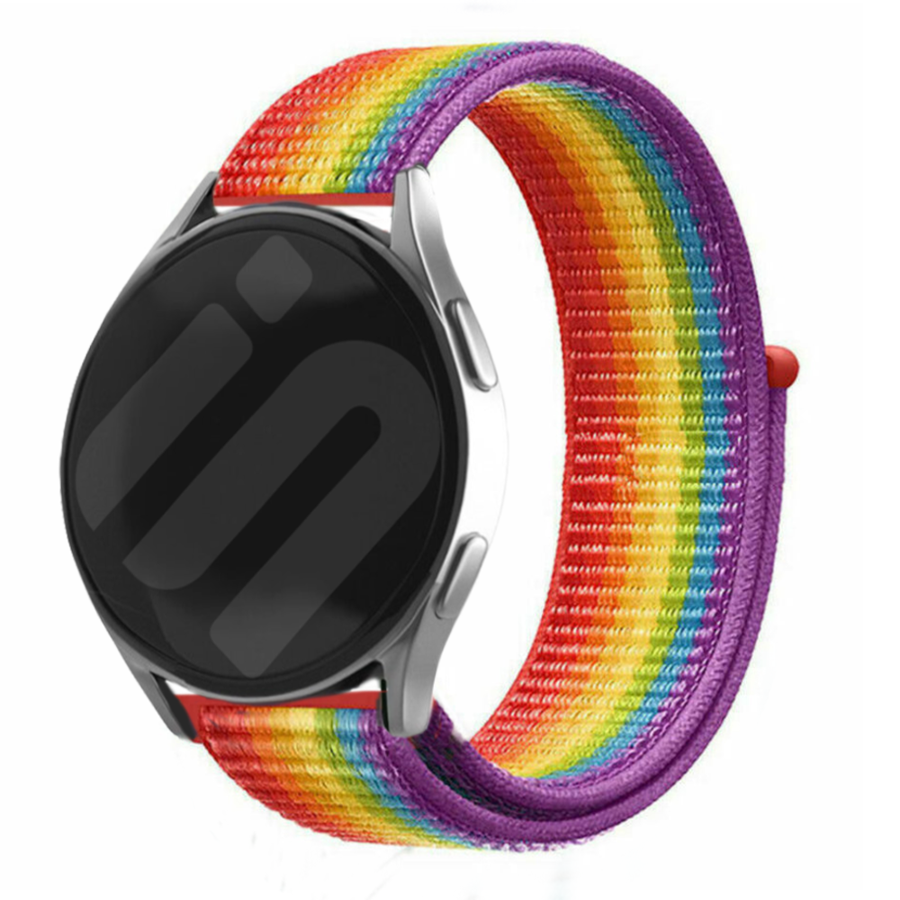 Strap-it Redmi Watch 5 Lite nylon band (regenboog)