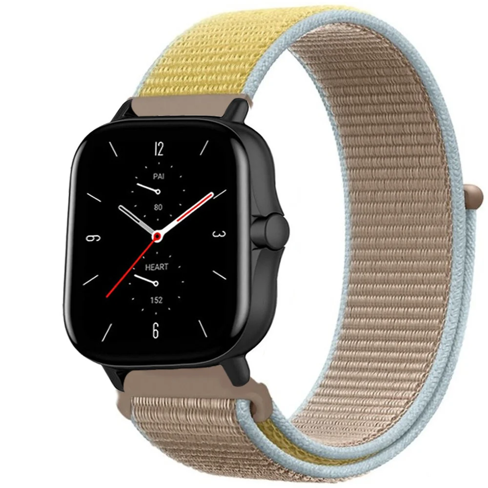 Strap-it Redmi Watch 5 Active nylon band (camel)