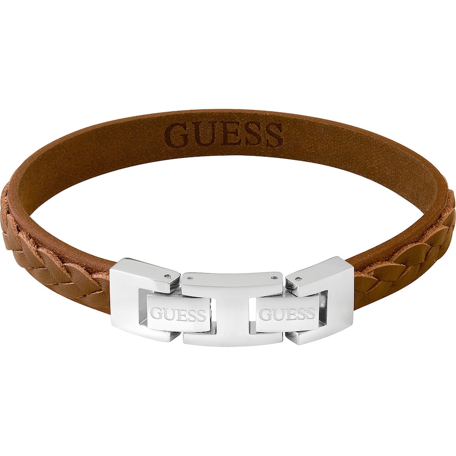 Guess Armband Edelstaal, Leer