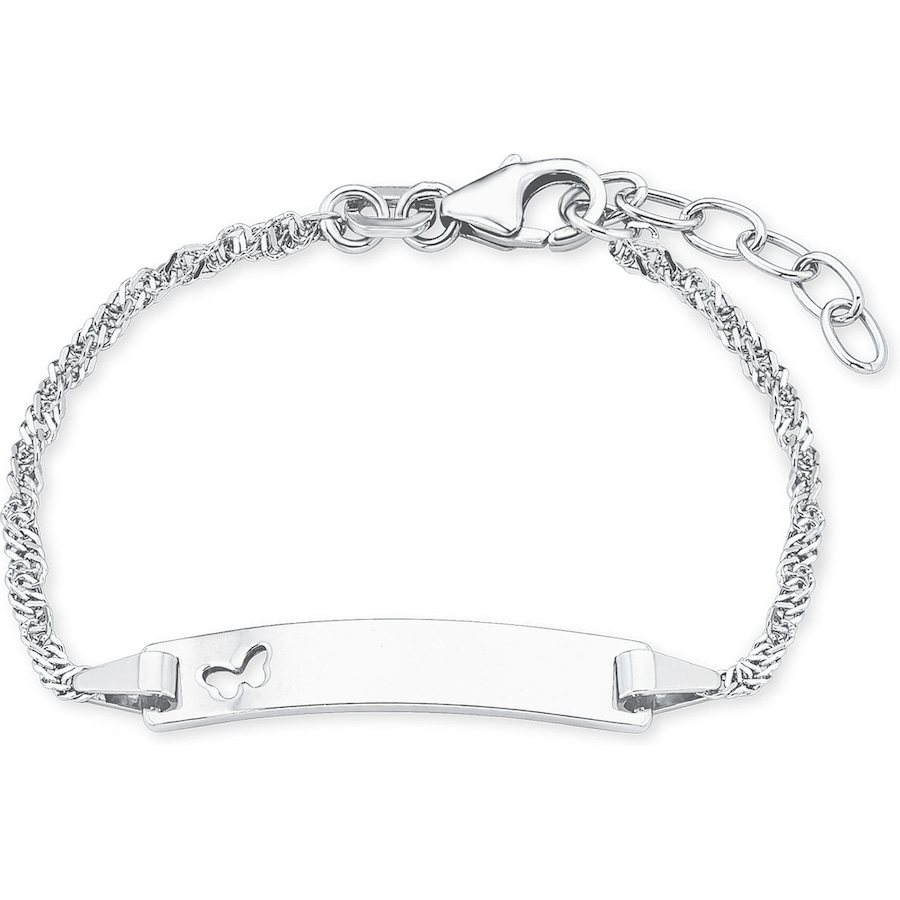 Prinzessin Lillifee Identiteit Armband voor meisjes, 925 Sterling zilver | vlinder