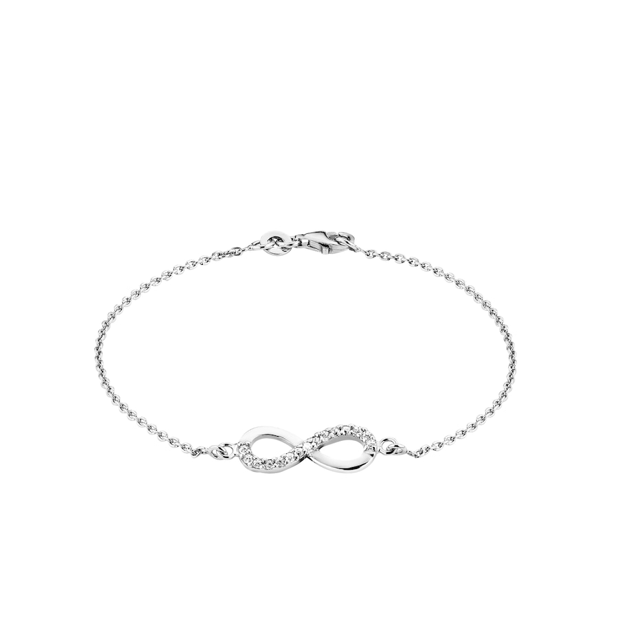 Amor Armband voor dames, 925 Sterling zilver, zirkonia synth. | Oneindigheid