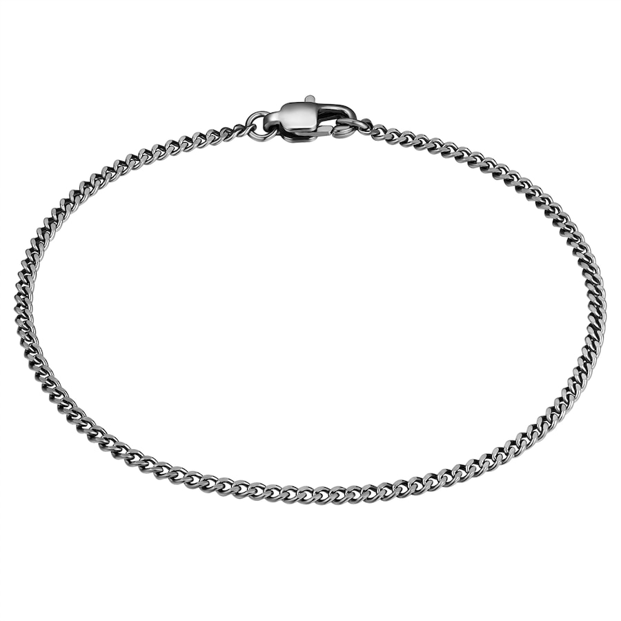 True Rebels Armband van Edelstaal in gunmetal