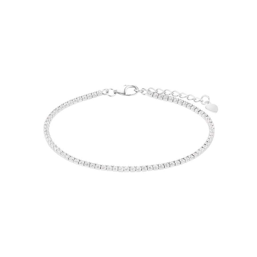 Amor Armband voor dames, 925 Sterling zilver, zirkonia synth.