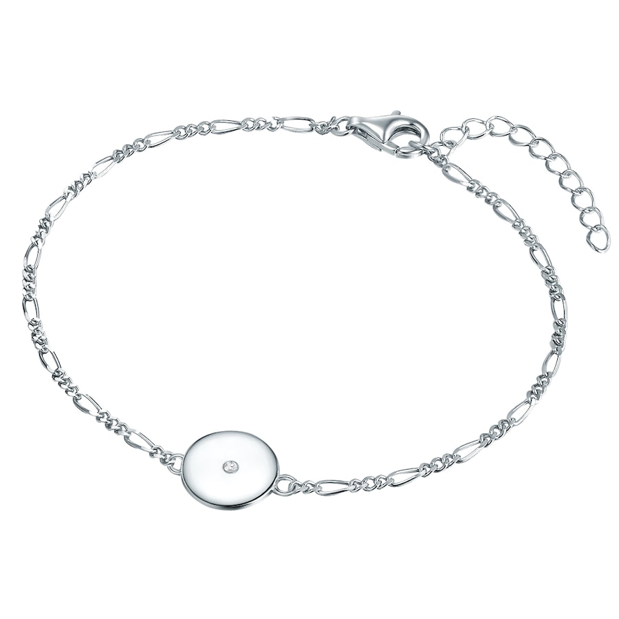 Lulu & Jane Armband Sterling zilver Diamant in Zilver