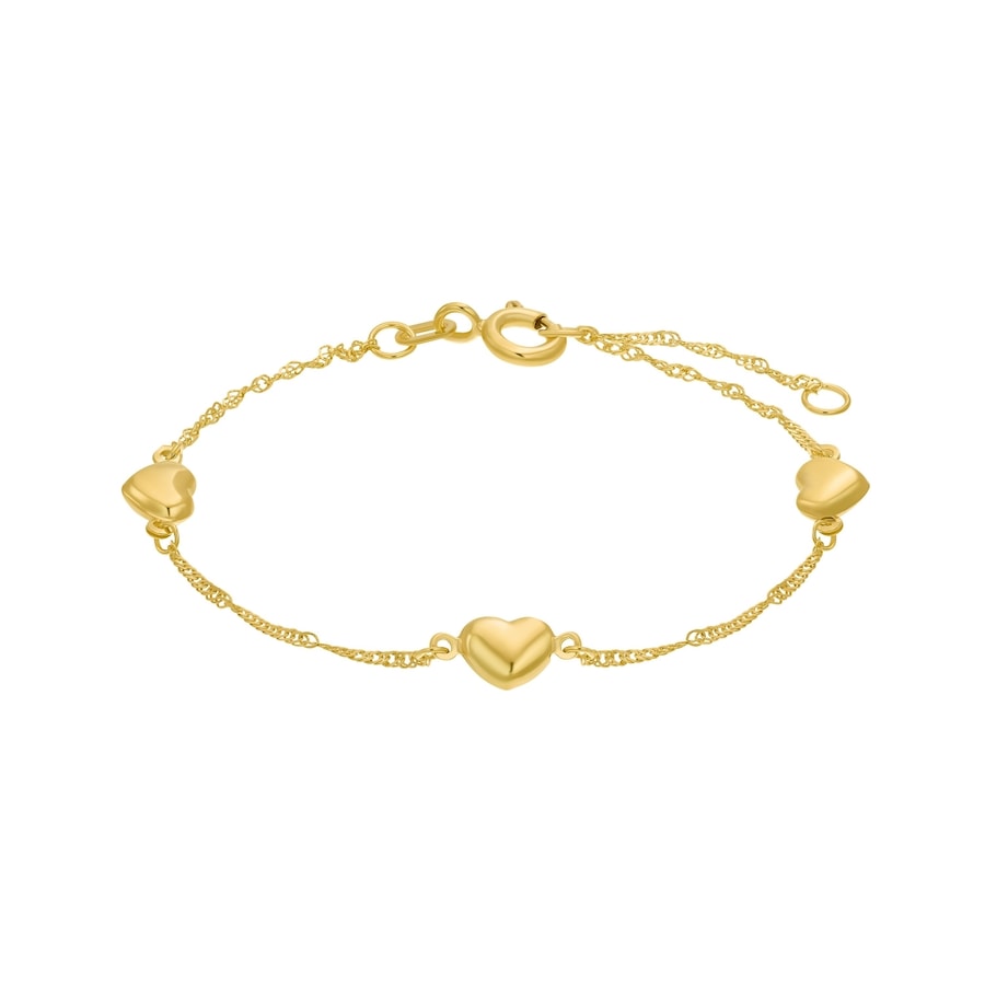 Amor Armband voor meisjes, goud 375 | hart