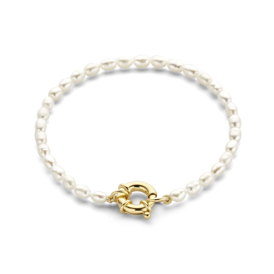 Parte Di Me Armband  Brioso Cortona Bella goud en wit - verguld verguld