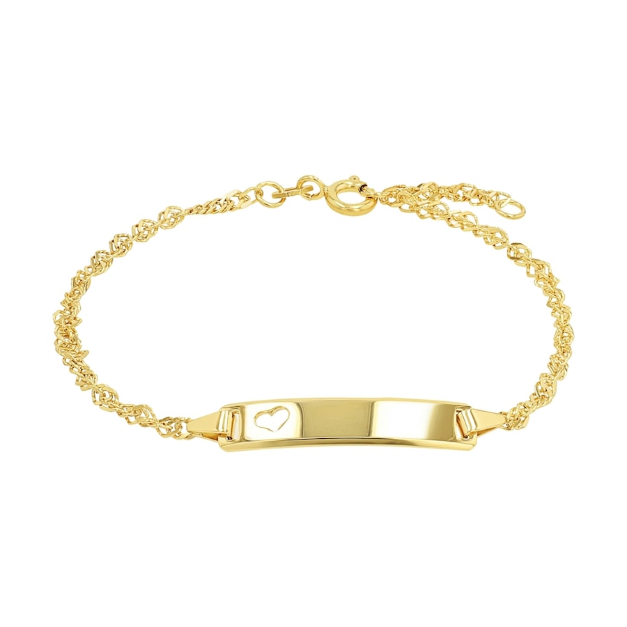 Amor Identiteit Armband voor dames, goud 375