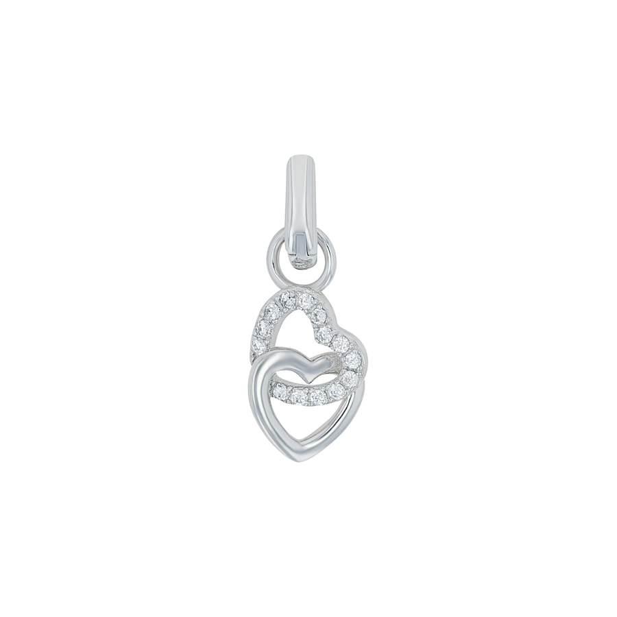 Amor Bedel voor dames, 925 Sterling zilver, zirkonia synth. | Hart