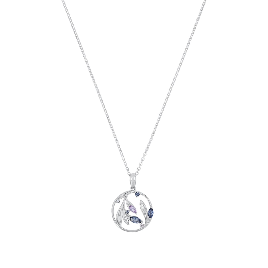 Amor Ketting met hanger voor dames, 925 Sterling zilver, zirkonia synth.