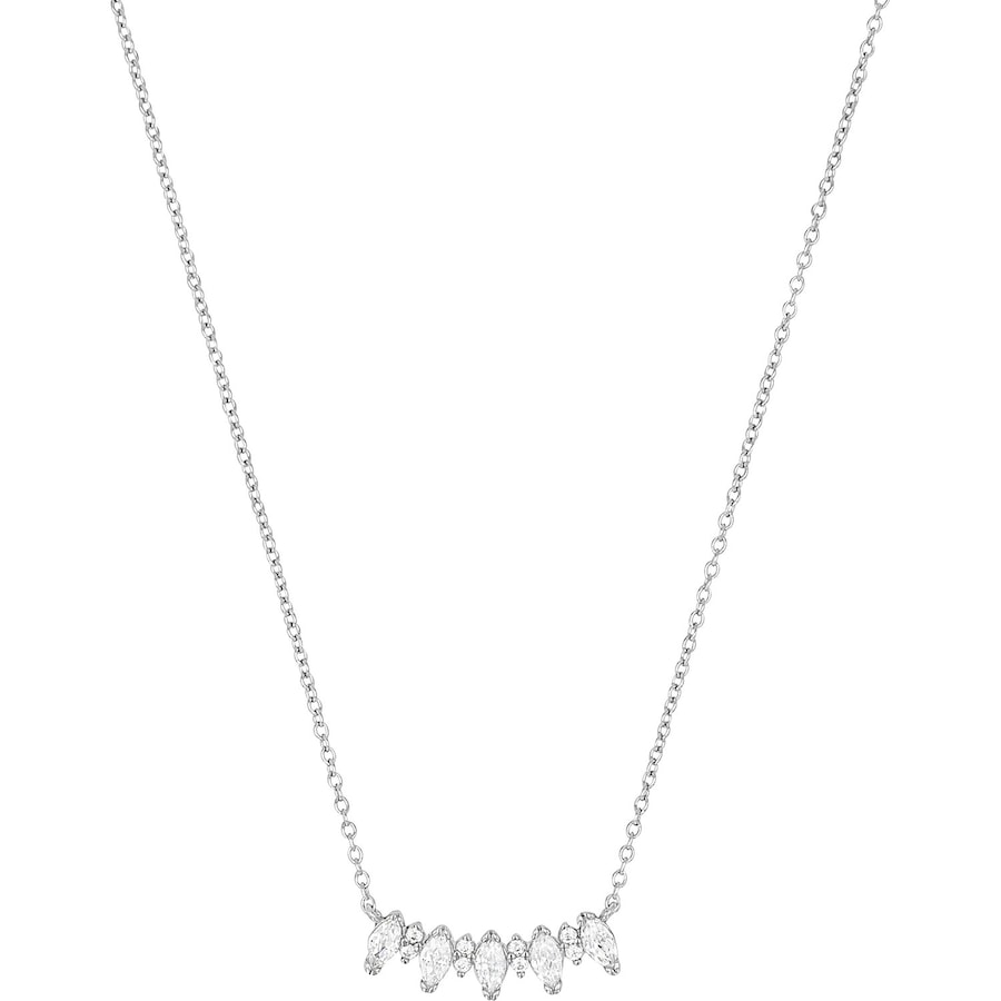 NOELANI Ketting met hanger voor dames, 925 Sterling zilver, zirkonia synth.