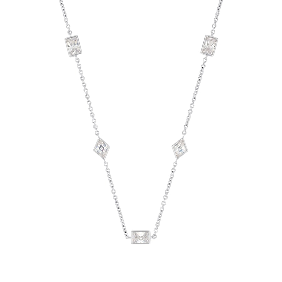 NOELANI Ketting met hanger voor dames, 925 Sterling zilver, zirkonia synth.