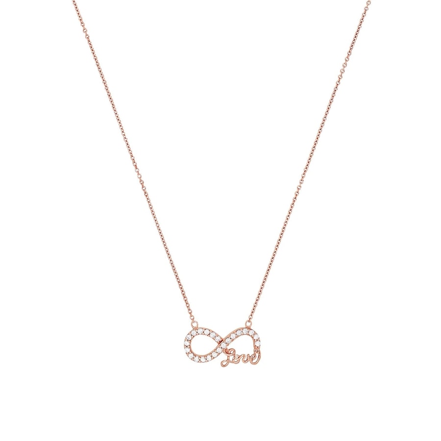 Amor Ketting met hanger voor dames, 925 Sterling zilver, zirkonia synth. | Oneindigheid