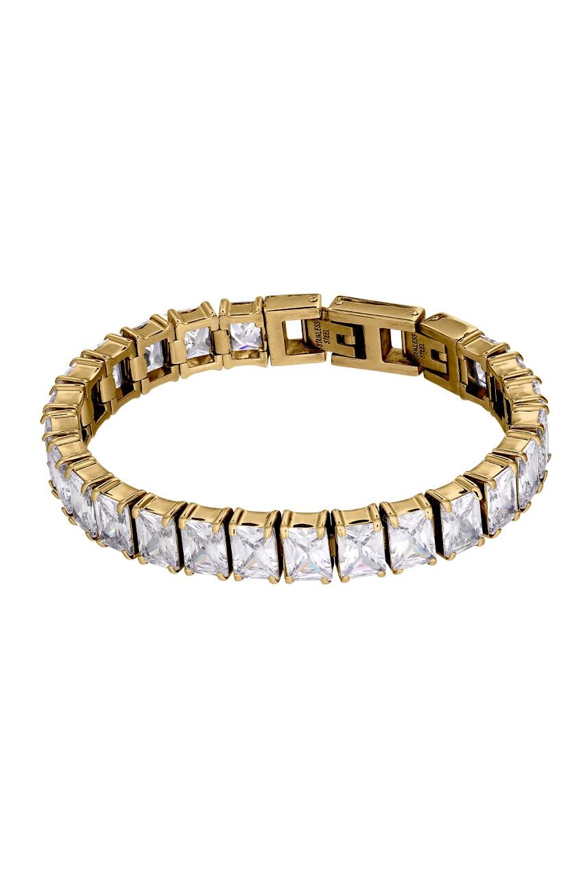 Dyrberg Kern Dyrberg/Kern Conda Bracelet, Color: Gold/Crystal, Onesize, Women