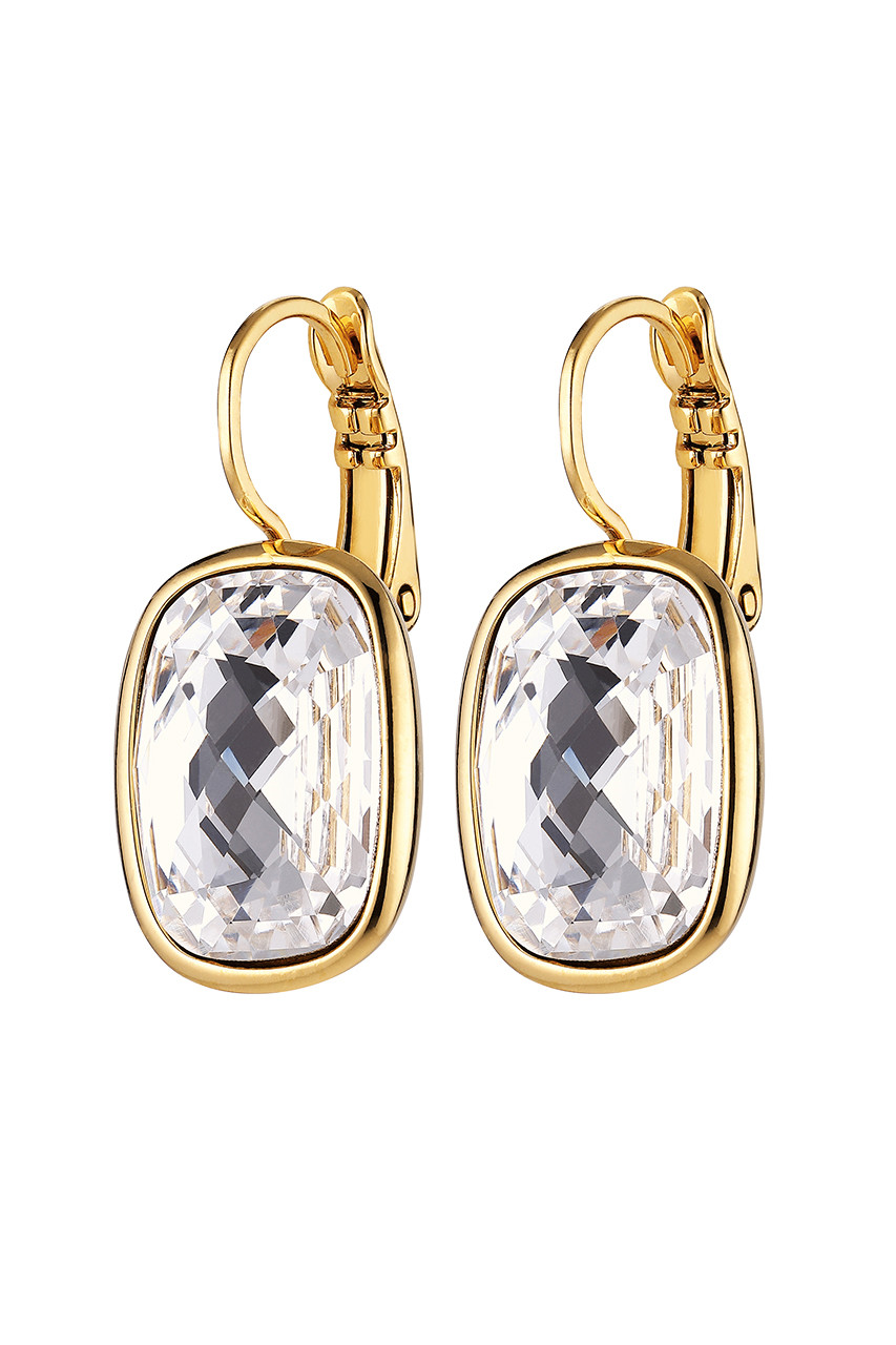 Dyrberg Kern Dyrberg/Kern Tracy Earpost, Color: Gold/Crystal, Onesize, Women