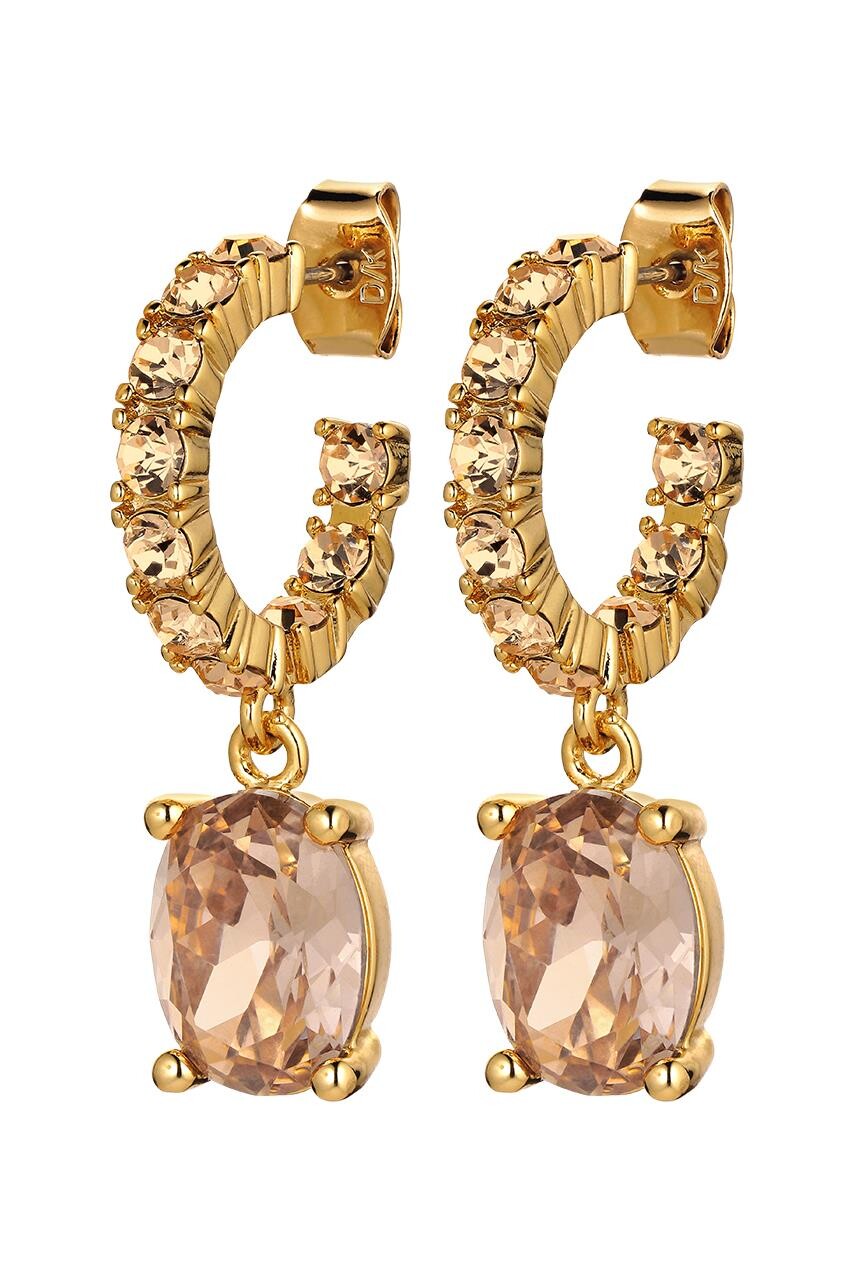 Dyrberg Kern Dyrberg/Kern Barbara Earring, Color: Golden, Onesize, Women