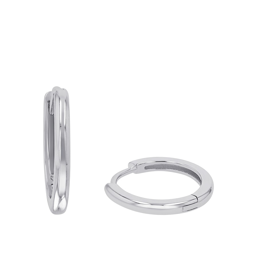 Amor hoepel oorbellen voor dames, 925 Sterling zilver