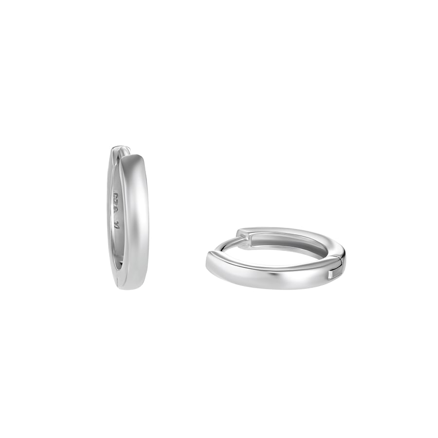 Amor hoepel oorbellen voor dames, 925 Sterling zilver