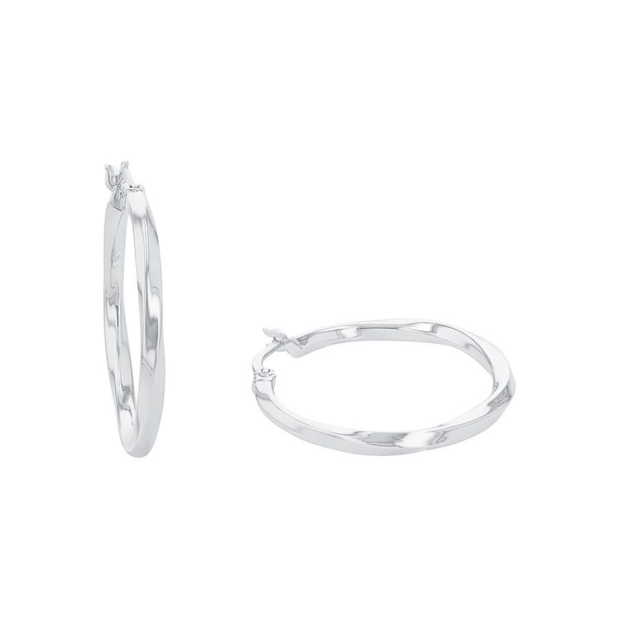 Amor hoepel oorbellen voor dames, 925 Sterling zilver