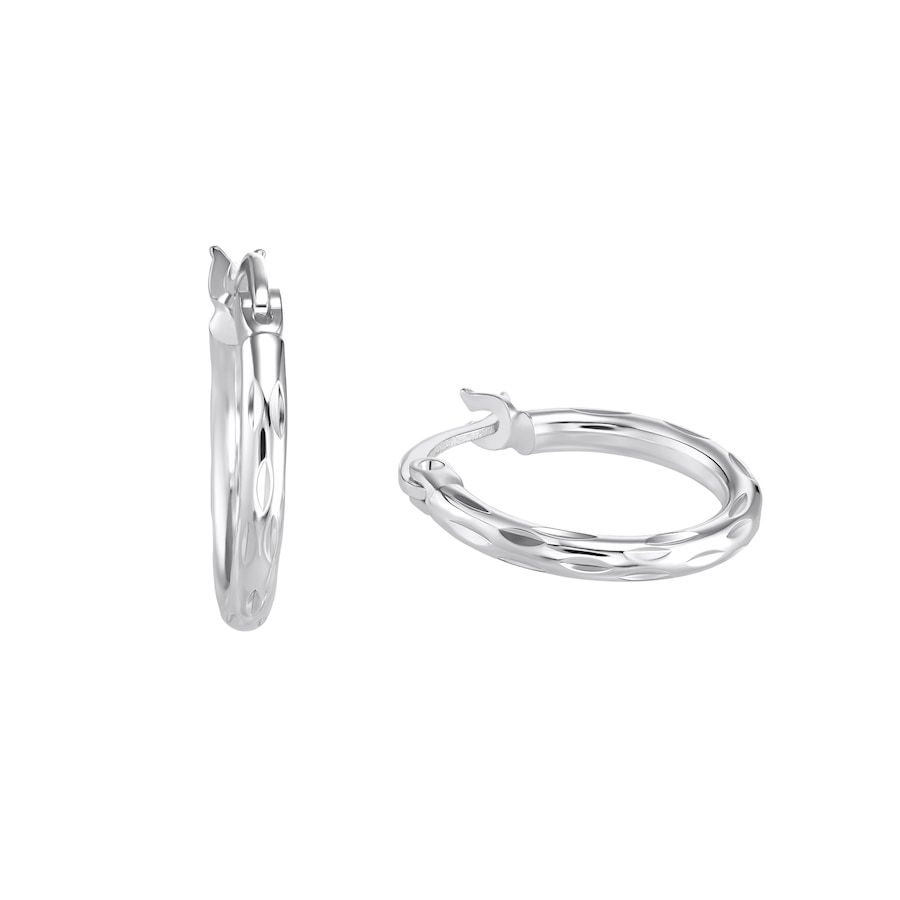 S.Oliver hoepel oorbellen voor dames, 925 Sterling zilver