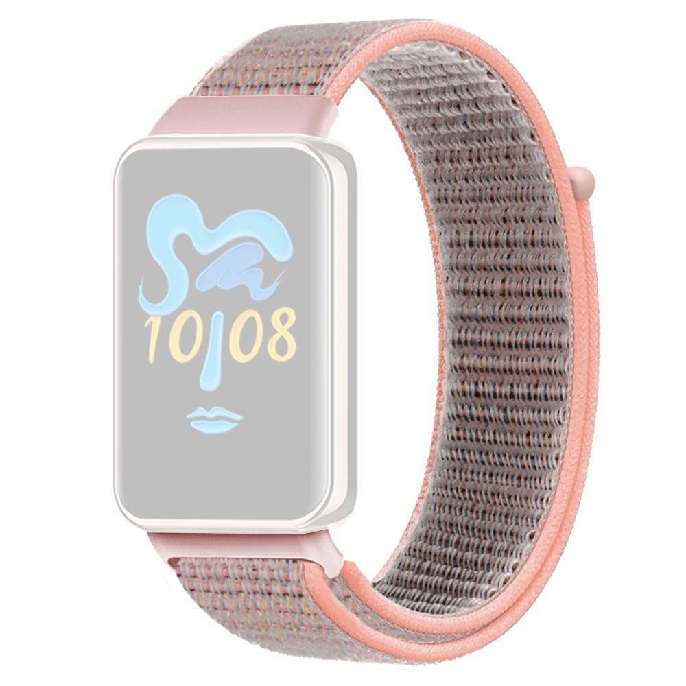 Strap-it Honor Band 9 nylon band (roze)