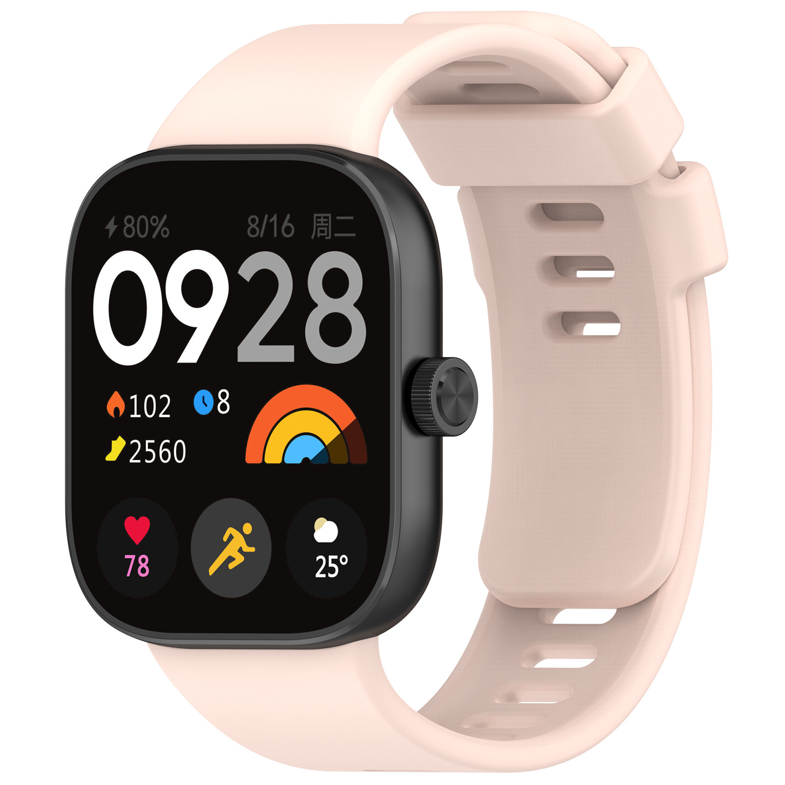 Strap-it Xiaomi Smart Band 9 Pro siliconen bandje (roze)