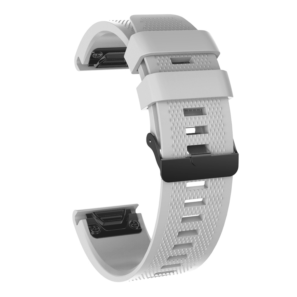 Strap-it Coros Vertix 2 / 2s siliconen bandje (lichtgrijs)