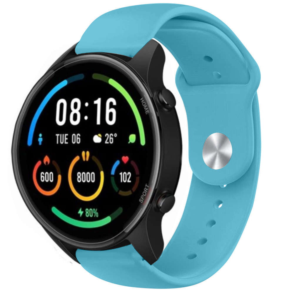 Strap-it Xiaomi Mi Watch sport bandje (lichtblauw)