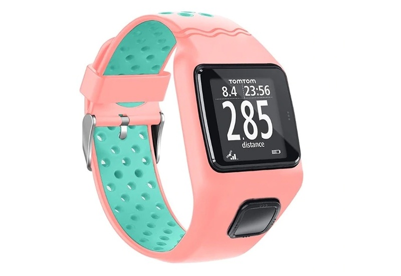 Strap-it TomTom Multisport bandje (roze/aqua)