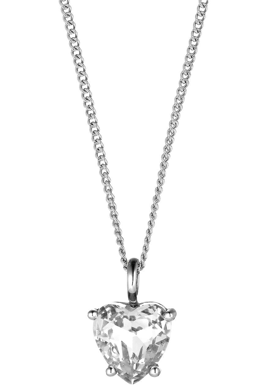 Dyrberg Kern Dyrberg/Kern Bianca Necklace, Color: Silver/Crystal, Onesize, Women