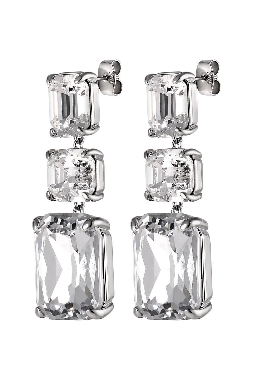 Dyrberg Kern Dyrberg/Kern Esmara Earring, Color: Silver/Crystal, Onesize, Women