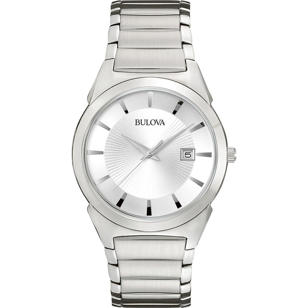 Bulova Kwartshorloge 96B015 Horloge, herenhorloge, dameshorloge, roestvrijstalen band, datum