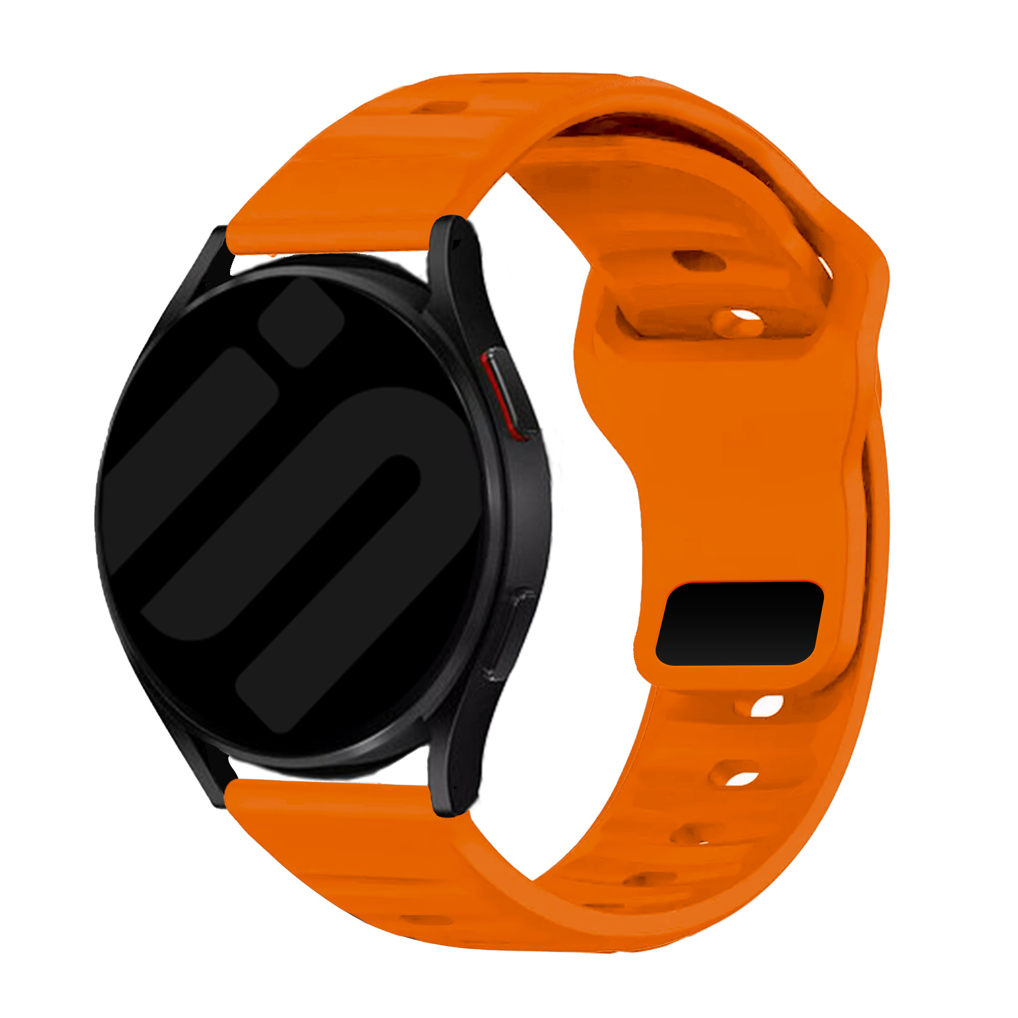 Strap-it Amazfit Bip 6 outdoor siliconen bandje (oranje)