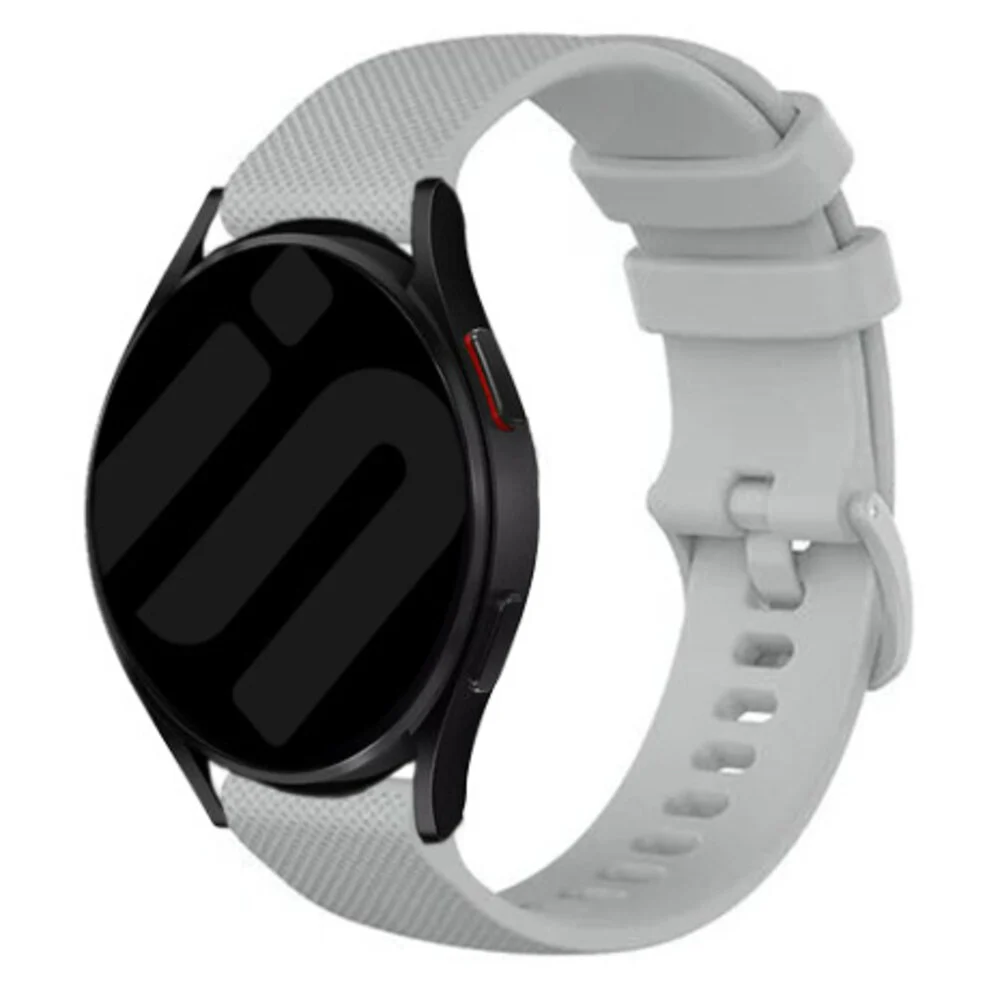 Strap-it Amazfit Bip 6 luxe siliconen bandje (grijs)