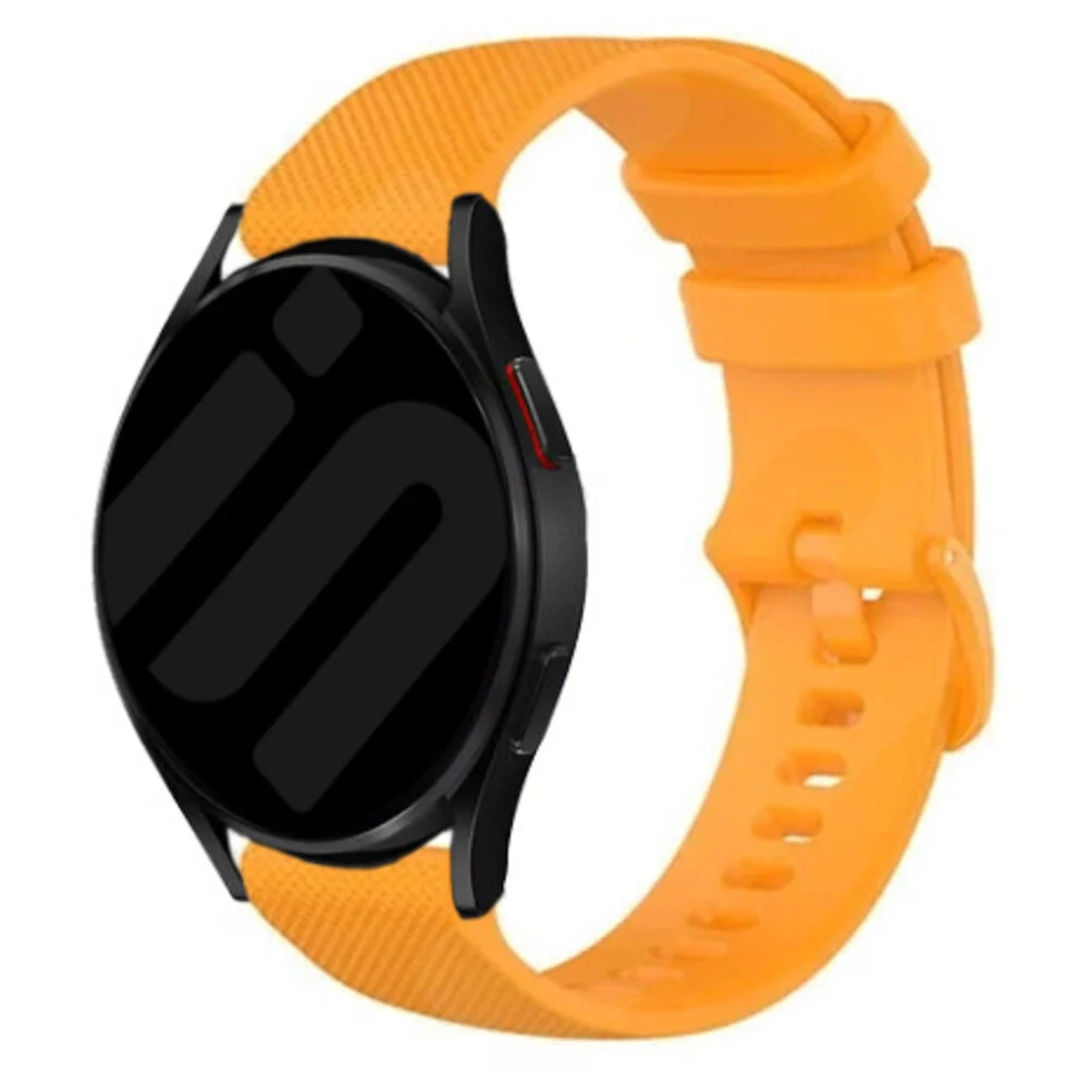 Strap-it Amazfit Bip 6 luxe siliconen bandje (oranje)