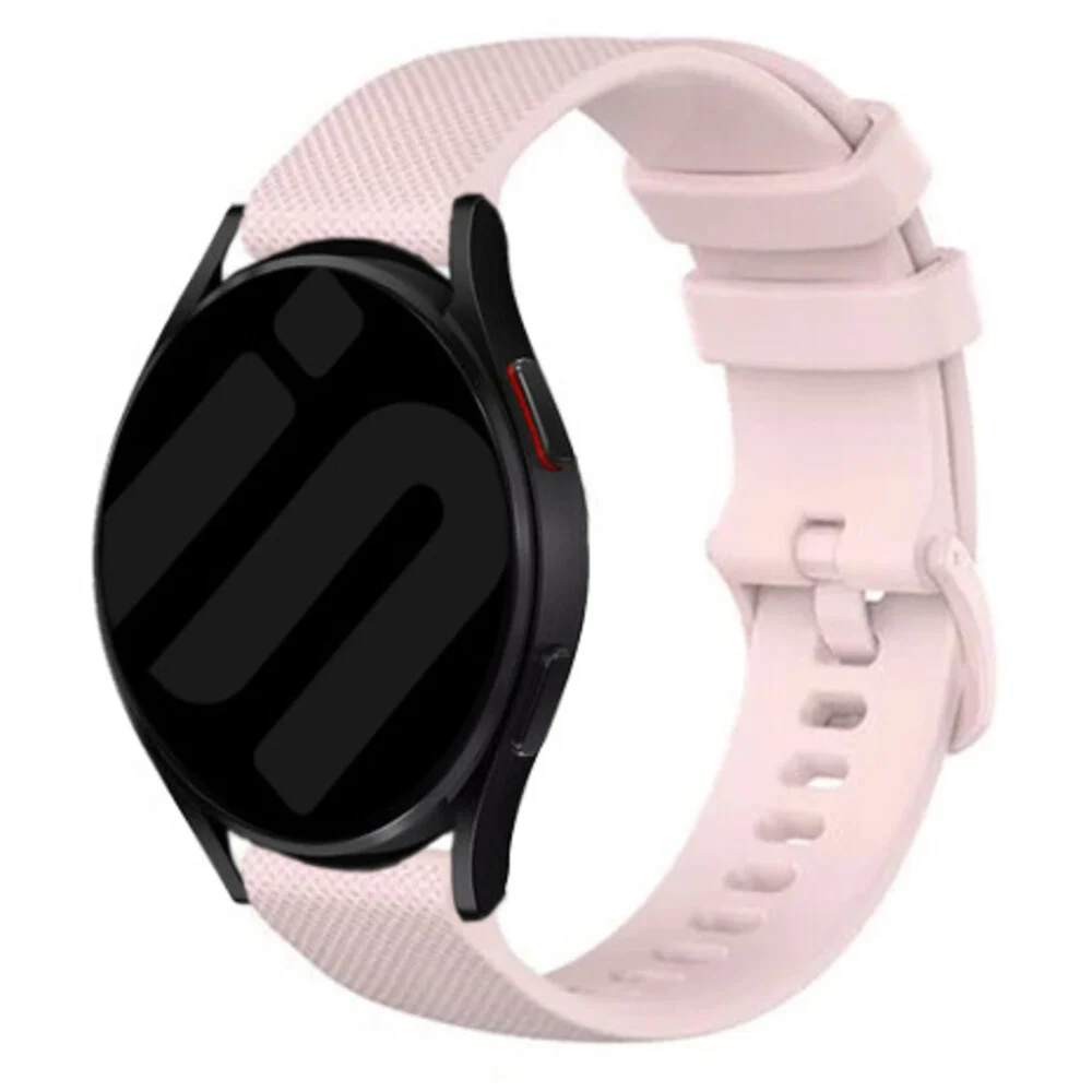 Strap-it Amazfit Bip 6 luxe siliconen bandje (roze)