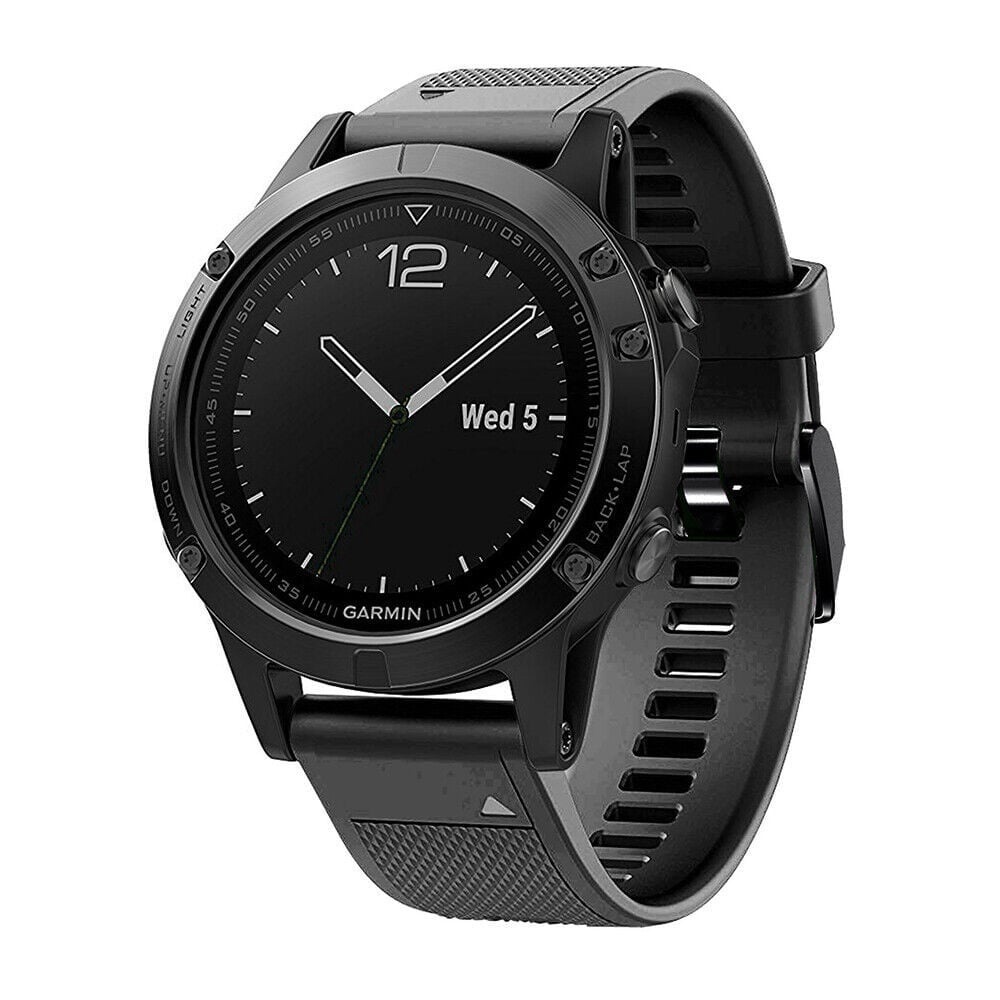 Strap-it Garmin MARQ siliconen bandje (zwart)