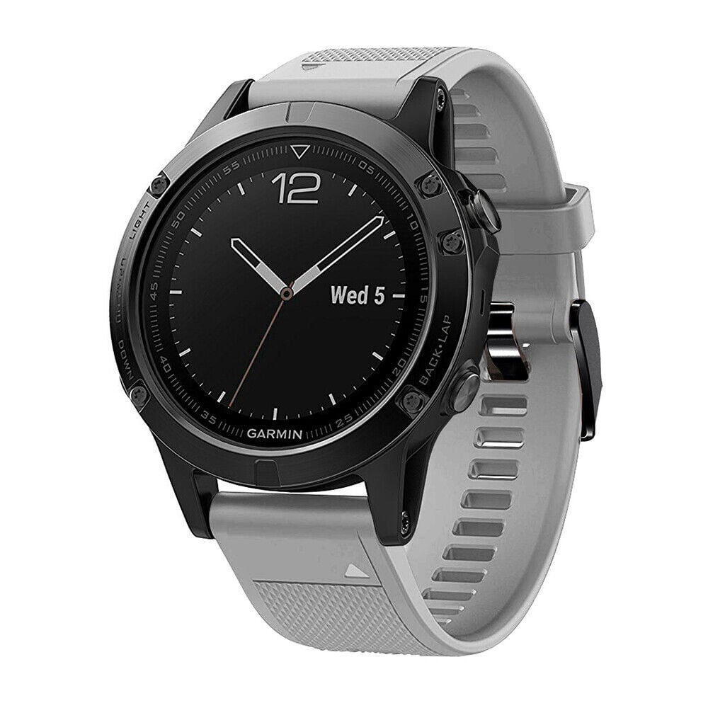Strap-it Garmin MARQ siliconen bandje (grijs)