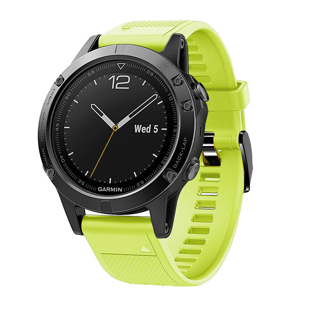 Strap-it Garmin MARQ siliconen bandje (lichtgroen)