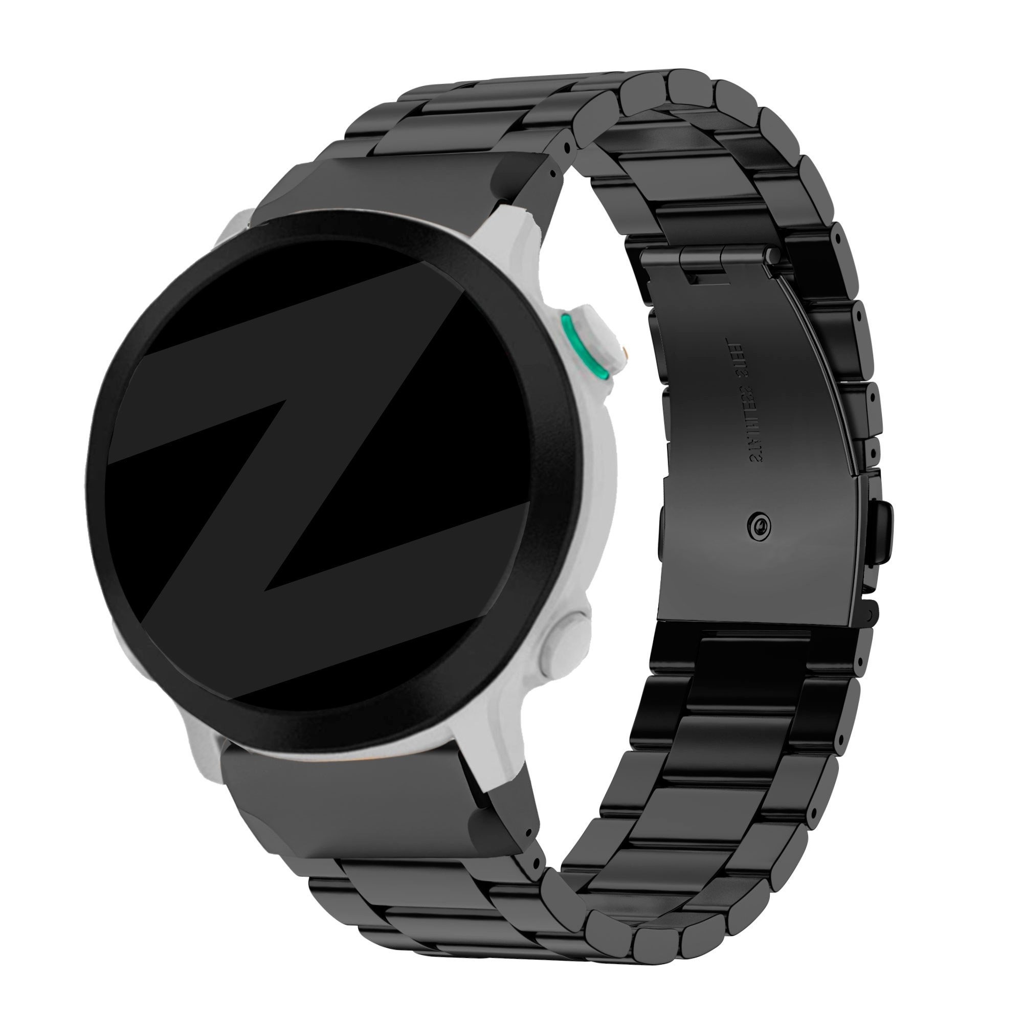 Strap-it Bandz Garmin MARQ stalen band 'Classic' (zwart)