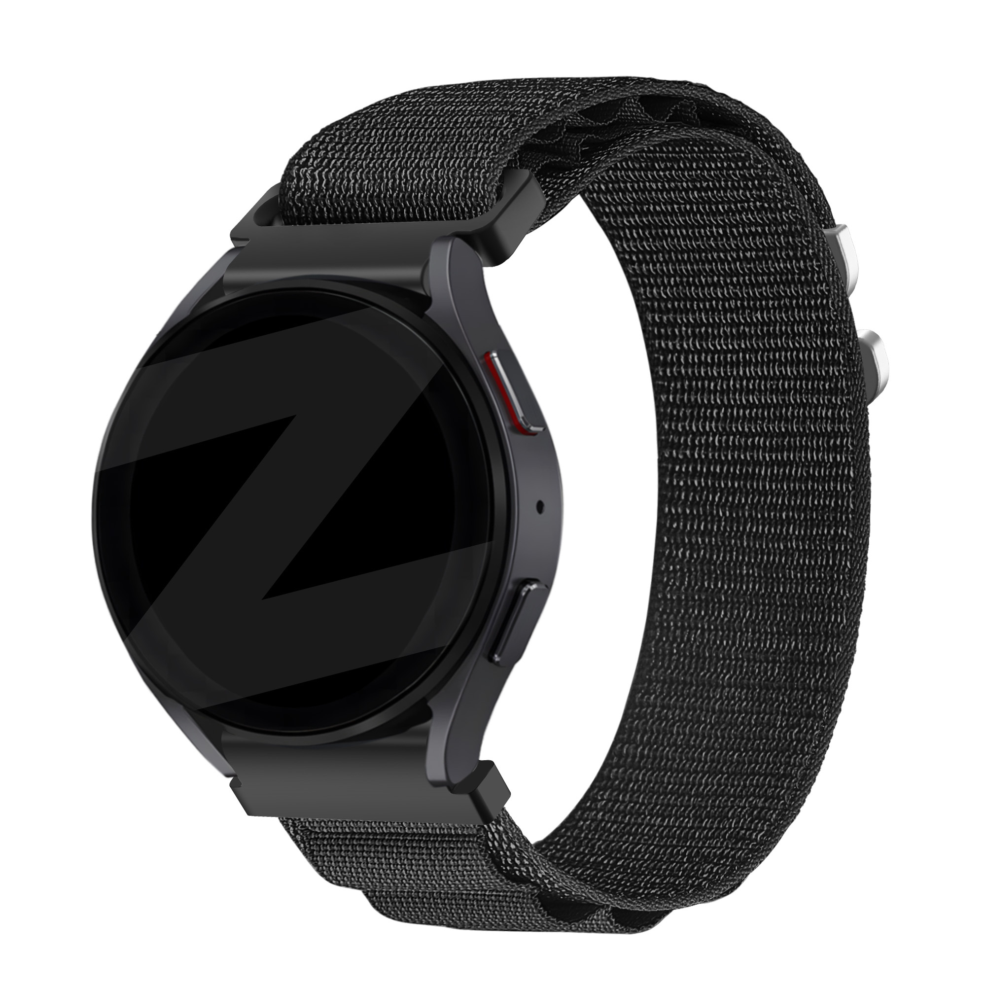 Bandz Amazfit Active 2 Alpine nylon bandje (zwart)