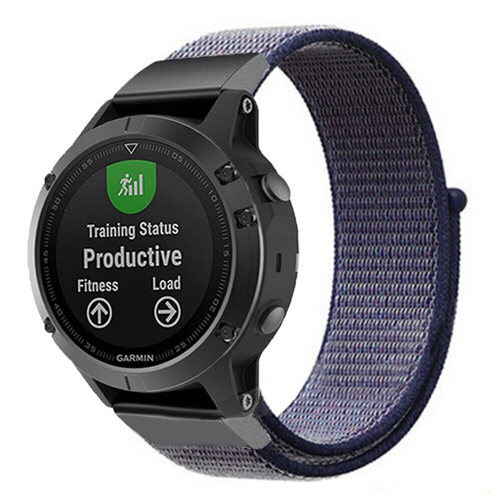 Strap-it Garmin MARQ nylon band (blauw)