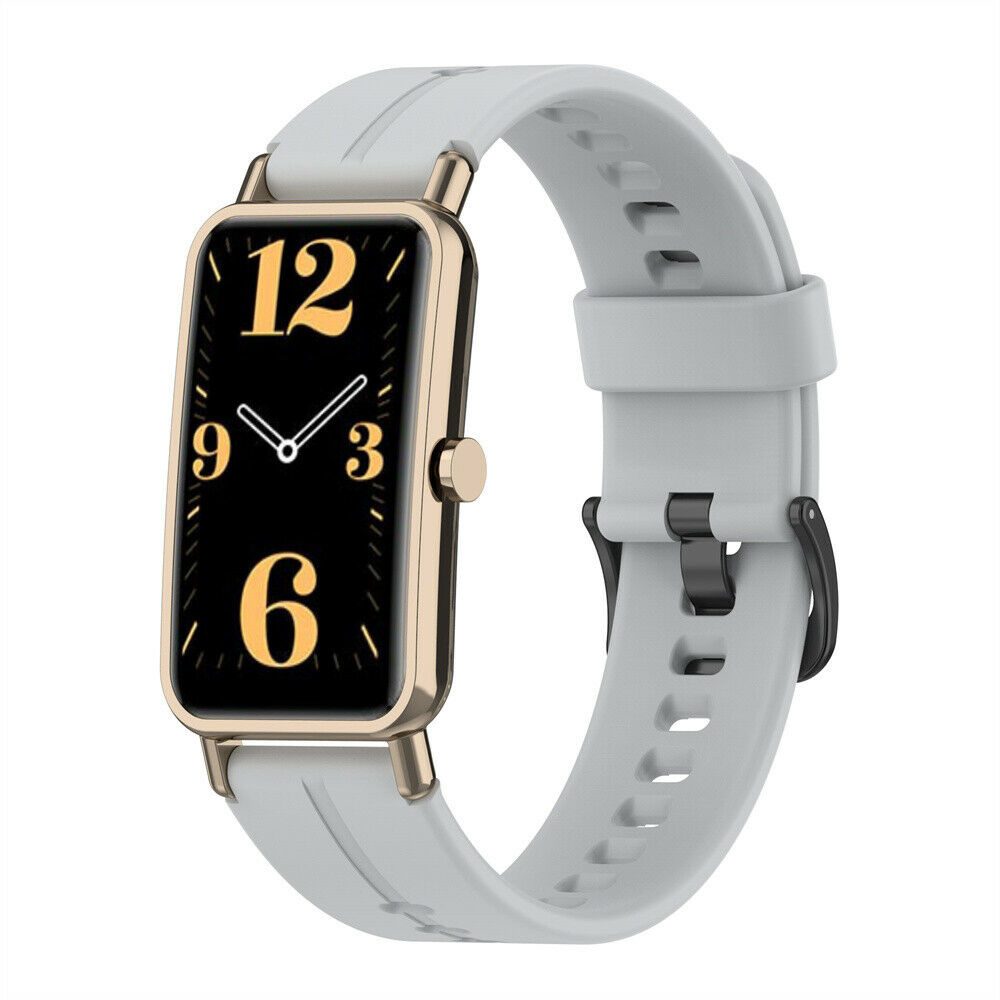 Strap-it Huawei Watch Fit Mini siliconen bandje (grijs)