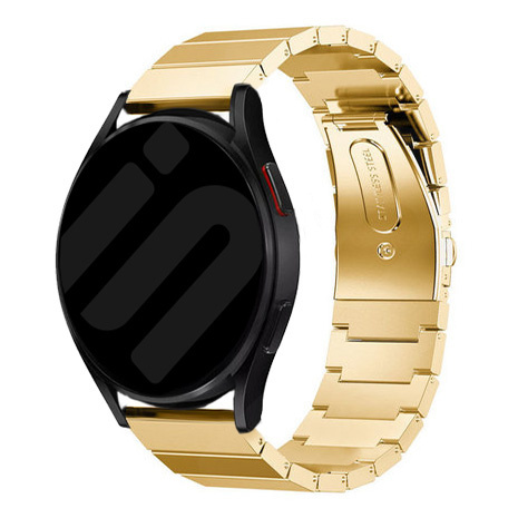 Strap-it Samsung Galaxy Watch 7 - 44mm metalen bandje (goud)