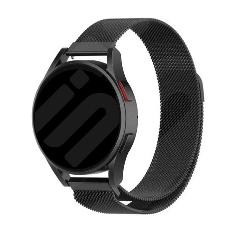 Strap-it Samsung Galaxy Watch 7 - 44mm Milanese band (zwart)