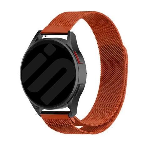 Strap-it Samsung Galaxy Watch 7 - 40mm Milanese band (oranje)