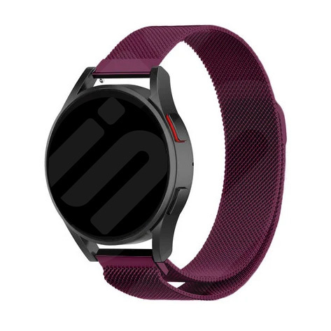 Strap-it Samsung Galaxy Watch 7 - 40mm Milanese band (paars)
