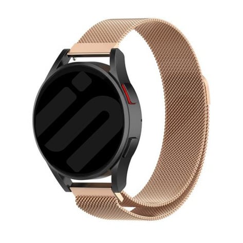 Strap-it Samsung Galaxy Watch 7 - 40mm Milanese band (rosé goud)