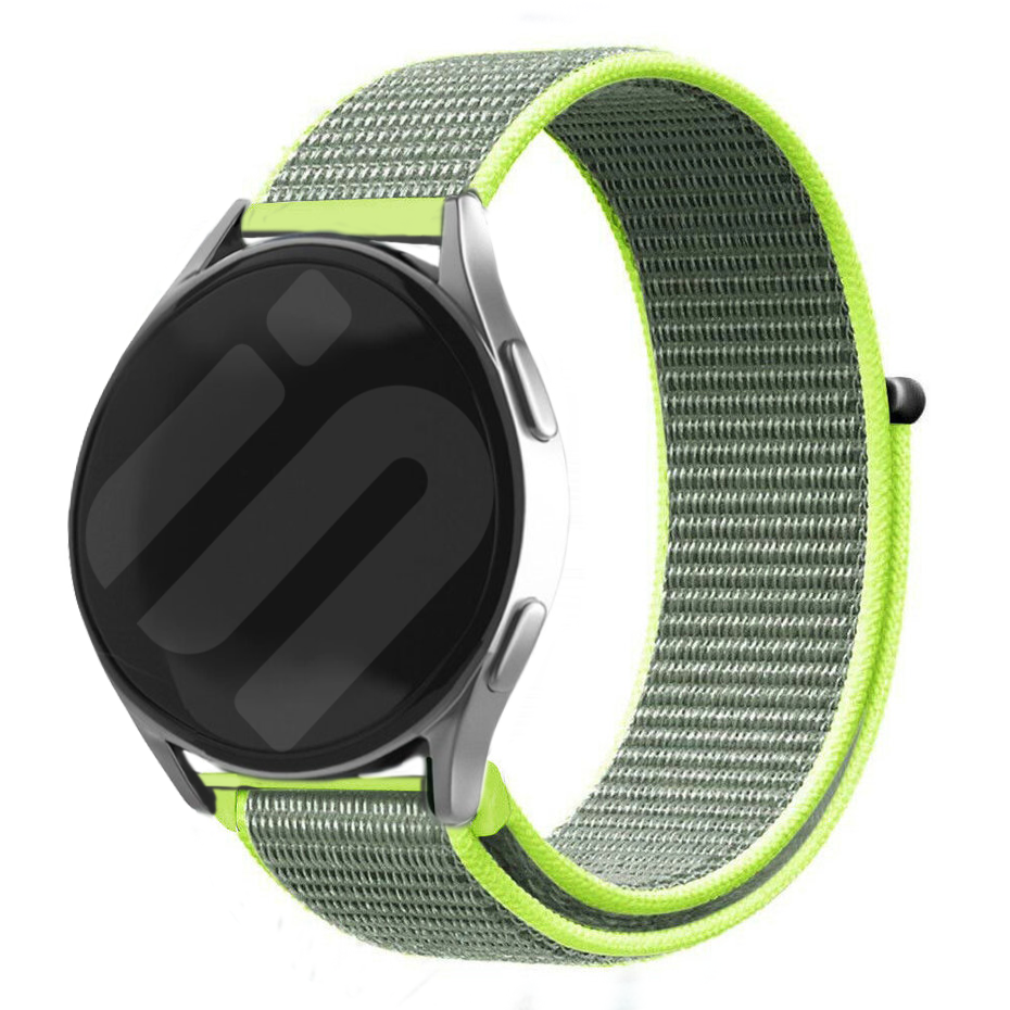 Strap-it Samsung Galaxy Watch 7 - 44mm nylon band (fluoriserend)