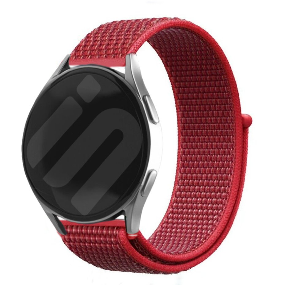Strap-it Samsung Galaxy Watch 7 - 44mm nylon band (rood)