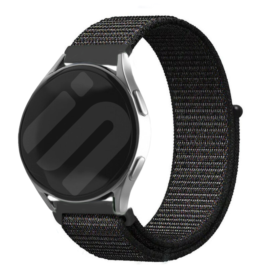 Strap-it Samsung Galaxy Watch 7 - 44mm nylon band (zwart)